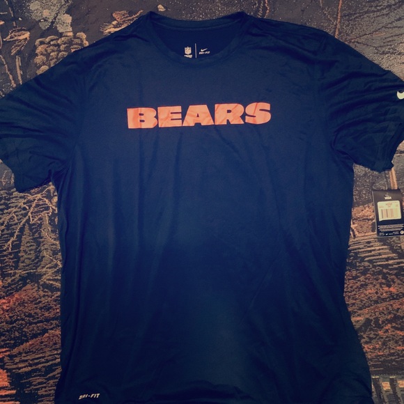 chicago bears dri fit t shirt